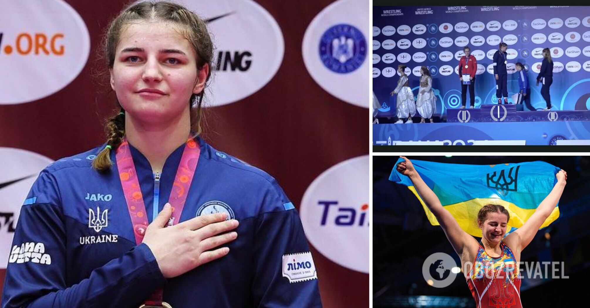 Ukrainian world champion puts "neutral" Belarusian in her place at World Wrestling Championships. Photo