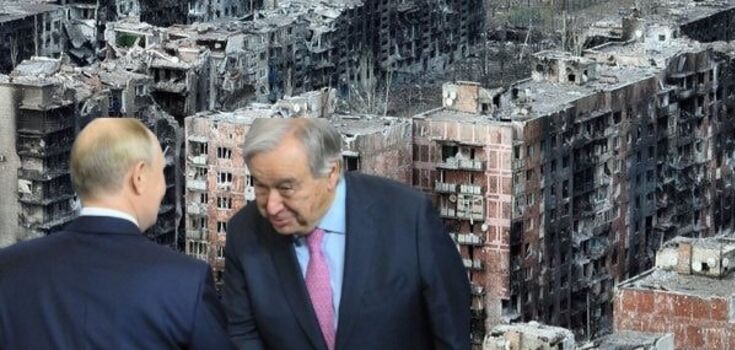 "I called for a just peace in Ukraine": Antonio Guterres makes embarrassing excuses for visiting Russia