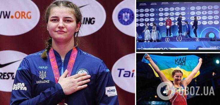 Ukrainian world champion puts "neutral" Belarusian in her place at World Wrestling Championships. Photo