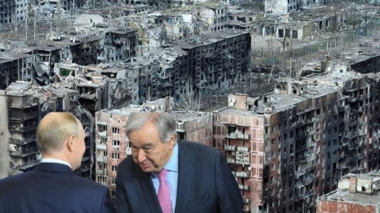 "Apelowałem o sprawiedliwy pokój w Ukrainie": Antonio Guterres w żenujący sposób usprawiedliwia wizytę w Rosji