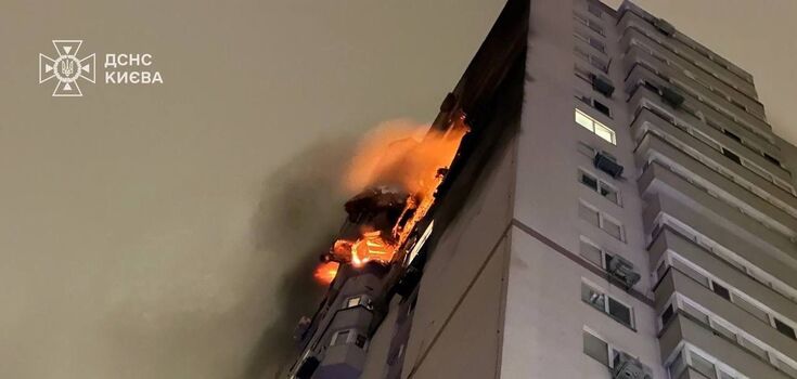 Russian drone hits high-rise building in Kyiv: apartments damaged, young girl killed, there are injured. Photo and video