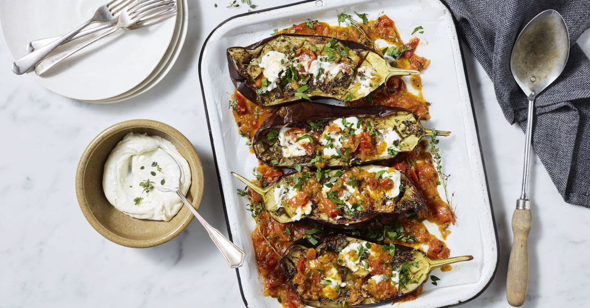 Elementary eggplant appetizer in the oven: it takes a few minutes to prepare