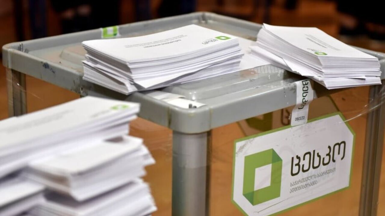 Georgian opposition says it does not recognize election results, announcing protests