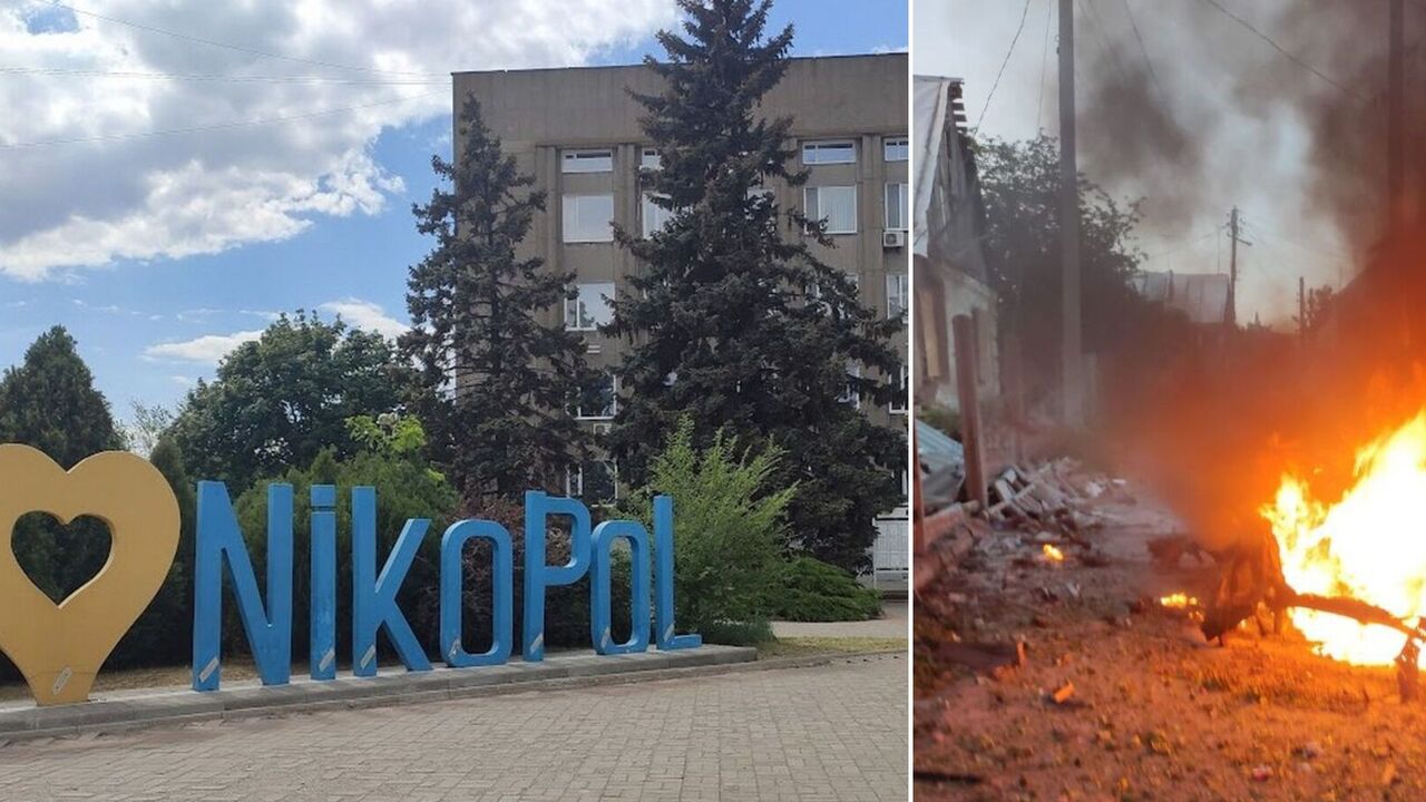 Occupants attacked Nikopol with kamikaze drones: two children were injured. Photo