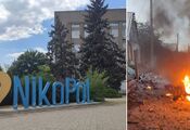 Occupants attacked Nikopol with kamikaze drones: two children were injured. Photo