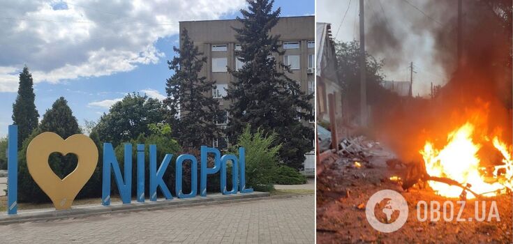 Occupants attacked Nikopol with kamikaze drones: two children were injured. Photo