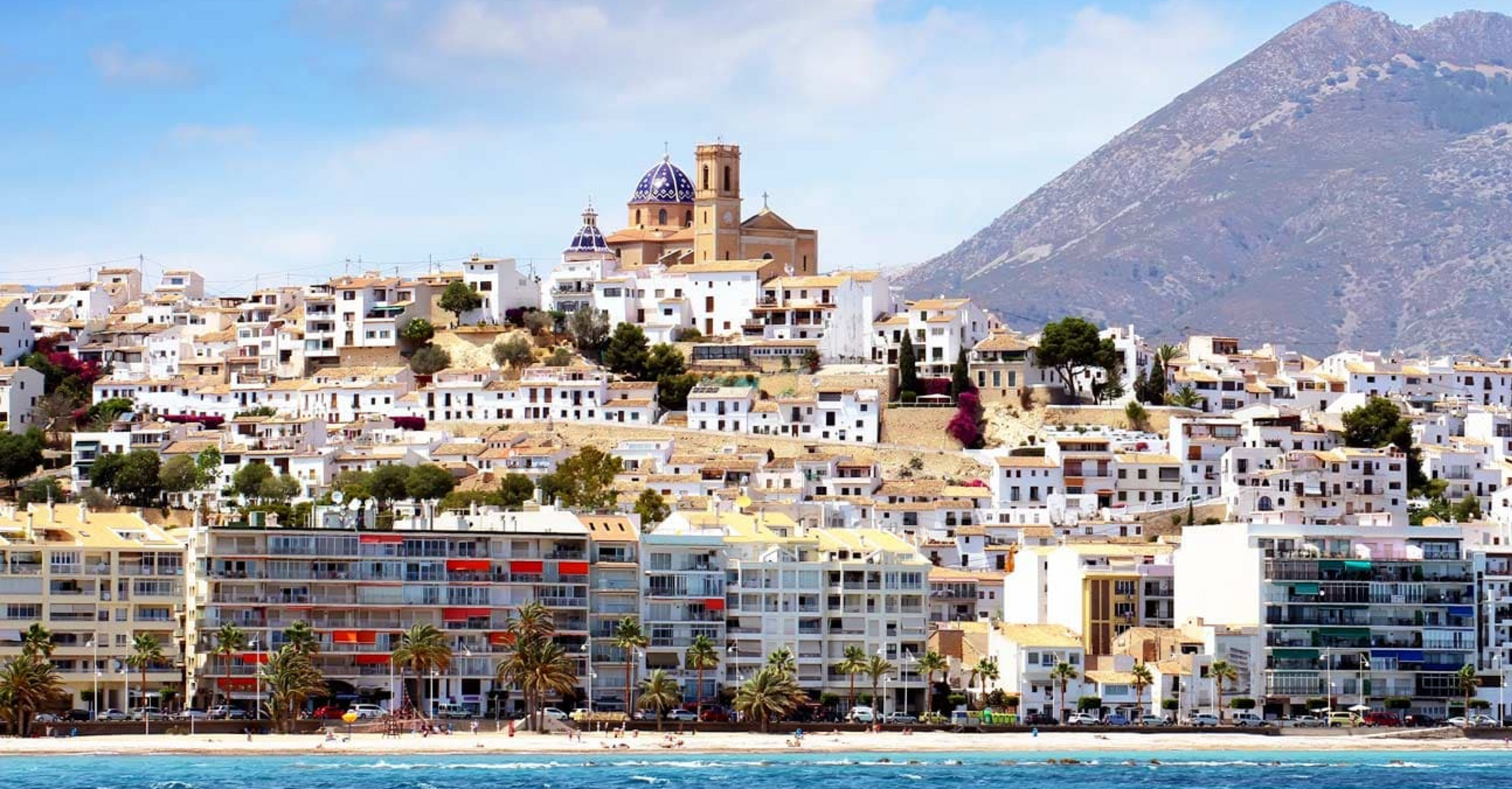 Picturesque nature and houses with blue roofs: a city in Spain reminded tourists of Santorini