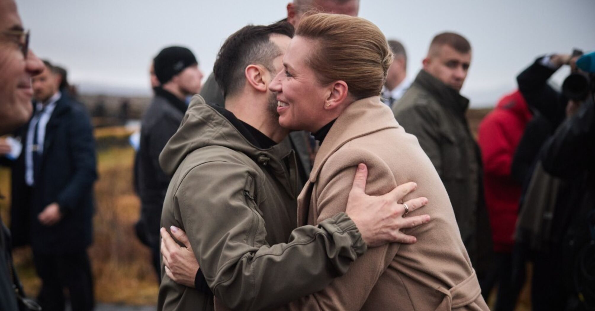 Meeting between Volodymyr Zelenskyy and Mette Frederiksen