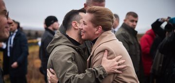 Meeting between Volodymyr Zelenskyy and Mette Frederiksen