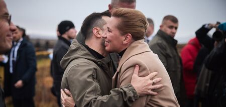 Meeting between Volodymyr Zelenskyy and Mette Frederiksen