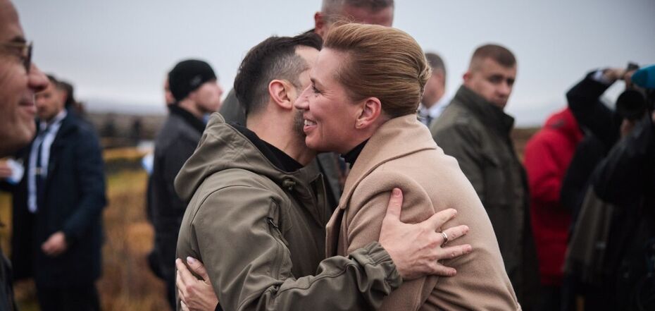 Meeting between Volodymyr Zelenskyy and Mette Frederiksen