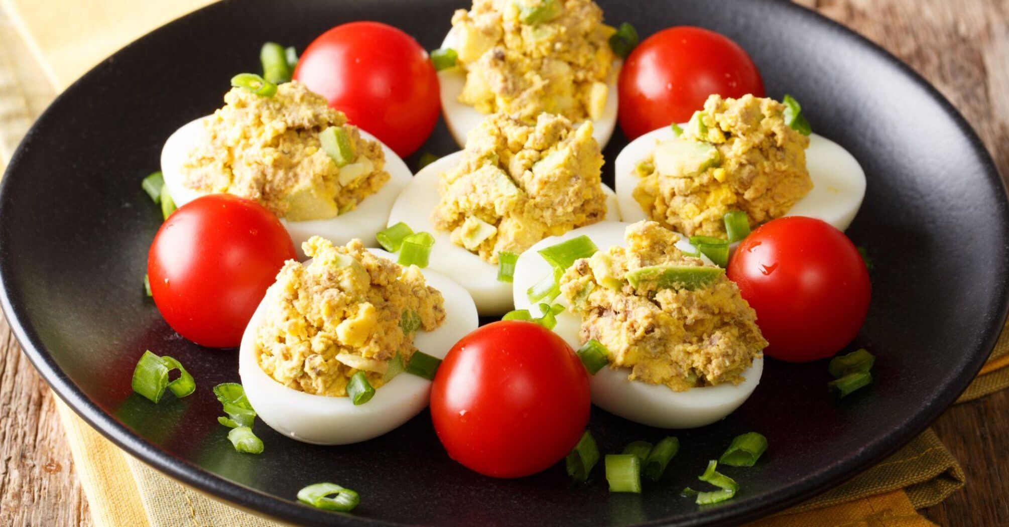 Recipe for stuffed eggs