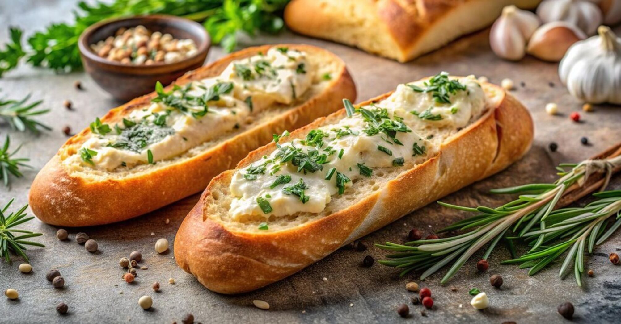 Homemade garlic butter instead of store-bought spreads: the taste of the snack will pleasantly surprise you