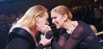 Adele explains why she burst into tears in front of Celine Dion at a concert: I keep her photo next to the stage