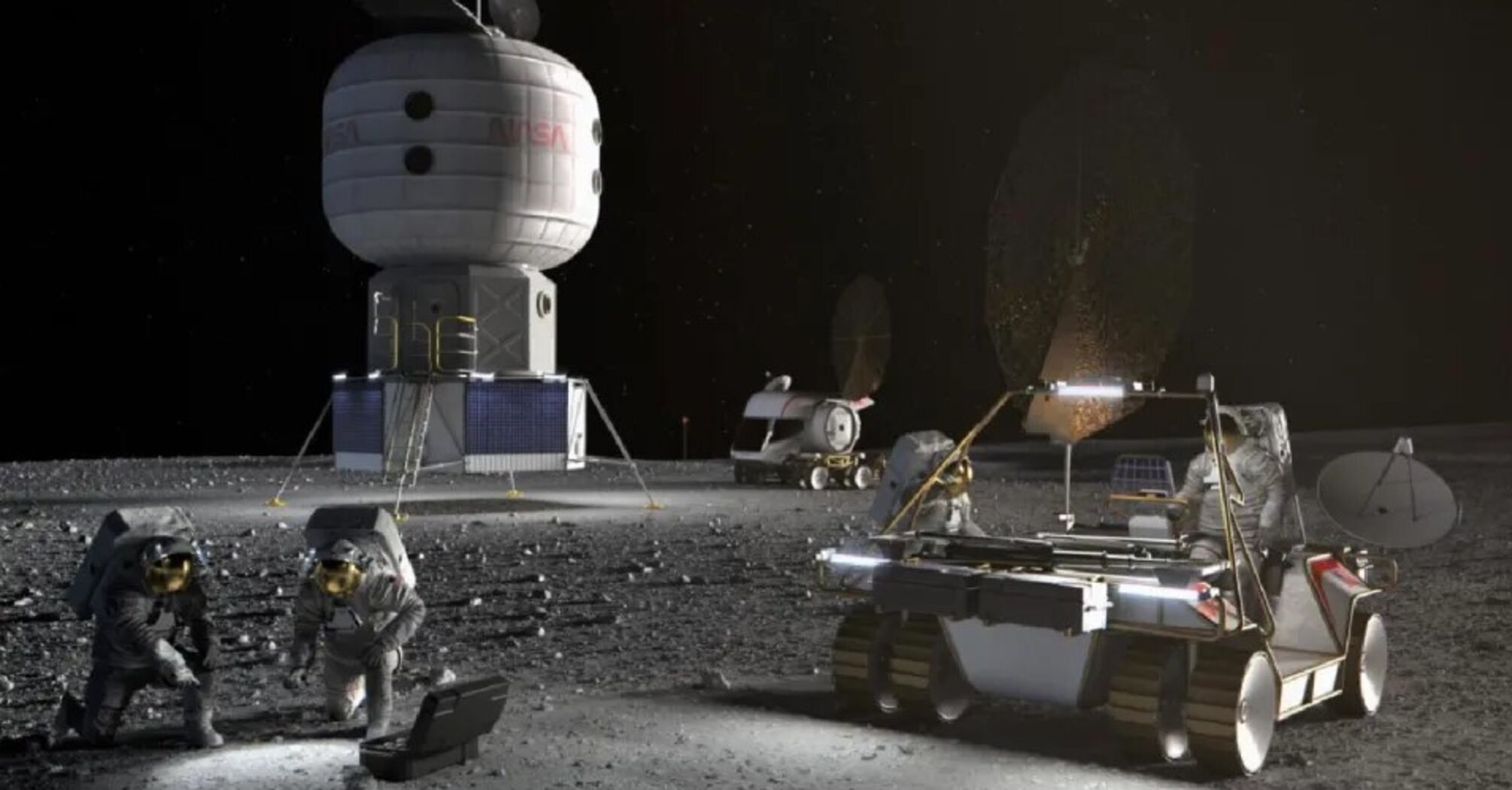 NASA shows first look at its future lunar base: what it will be ...