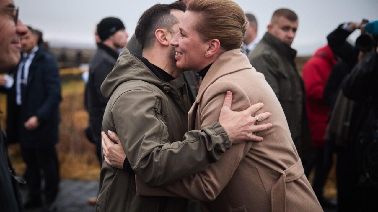 Meeting between Volodymyr Zelenskyy and Mette Frederiksen