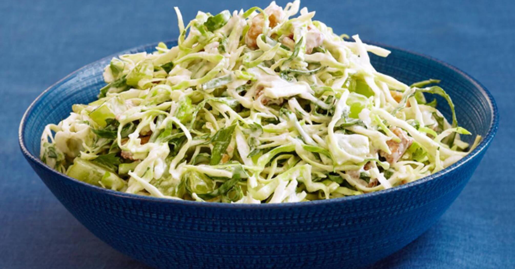 Vitamin white cabbage salad with an unusual ingredient: you can eat it every day