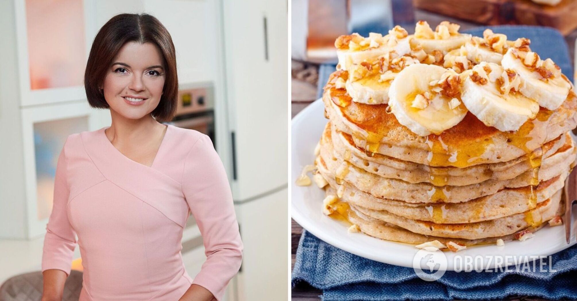 Marichka Padalko shares her recipe for successful pancakes