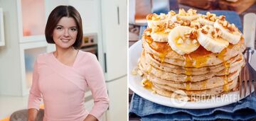 Marichka Padalko shares her recipe for successful pancakes