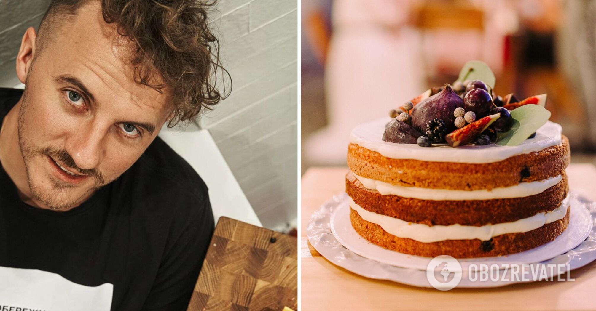 Yevhen Klopotenko shares a recipe for a quick Honey cake