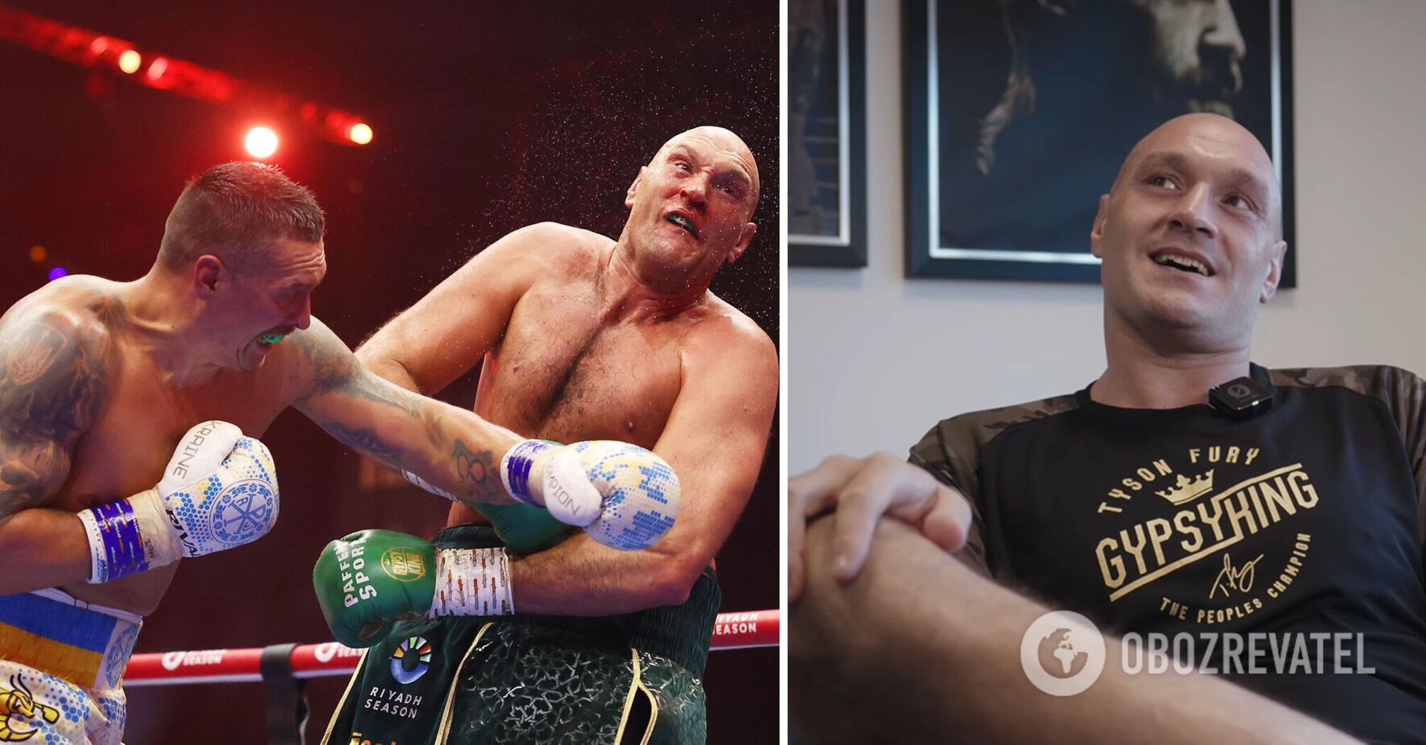 "If you look at it": Fury comments on Usyk's knockdown and expresses dissatisfaction
