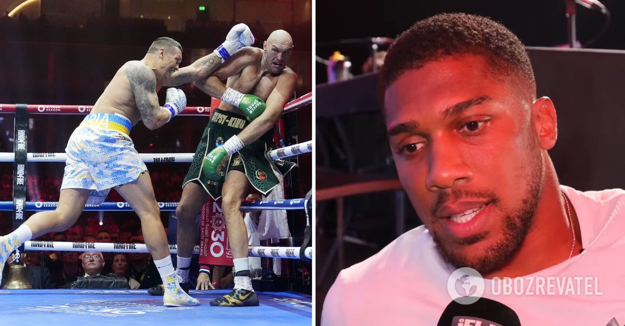 "I've been saying that since 2023": Joshua answers question if Fury can take revenge on Usyk