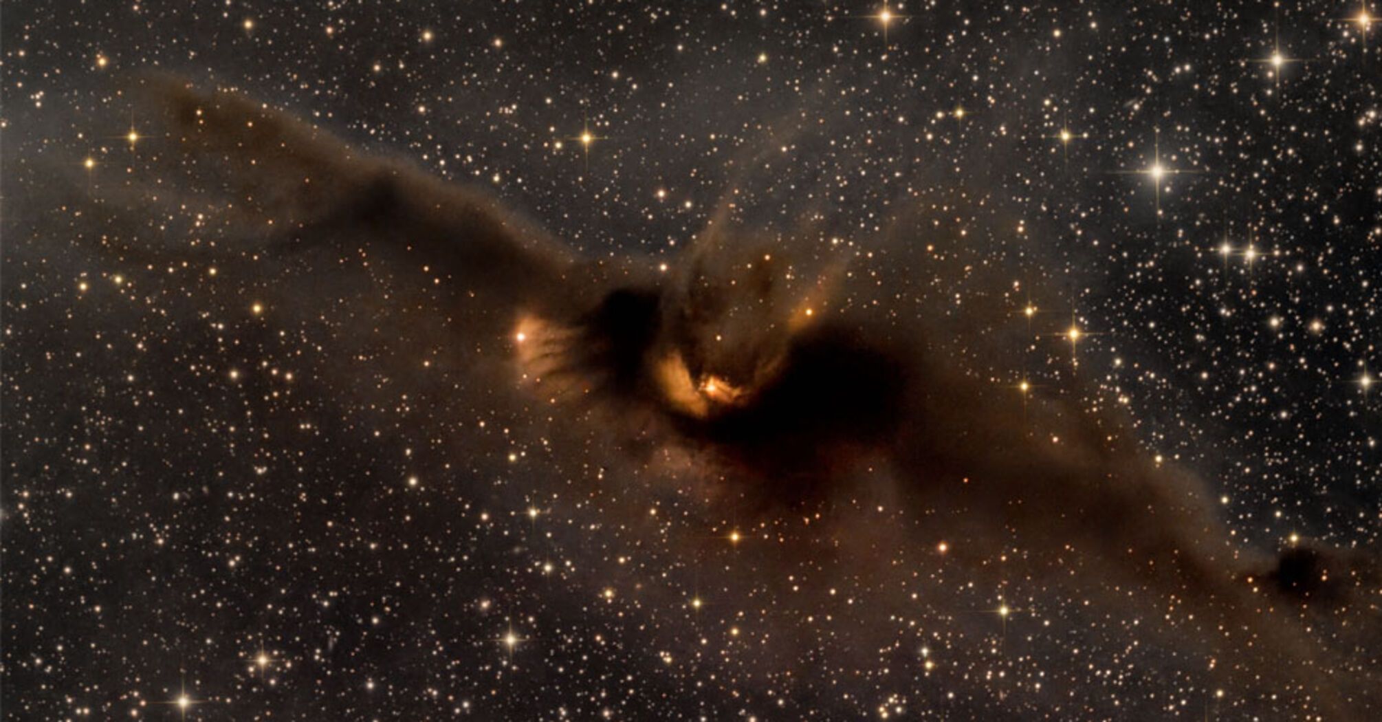 Bat nebula "flying on a gloomy Halloween night": astronomers show eerie photo from space