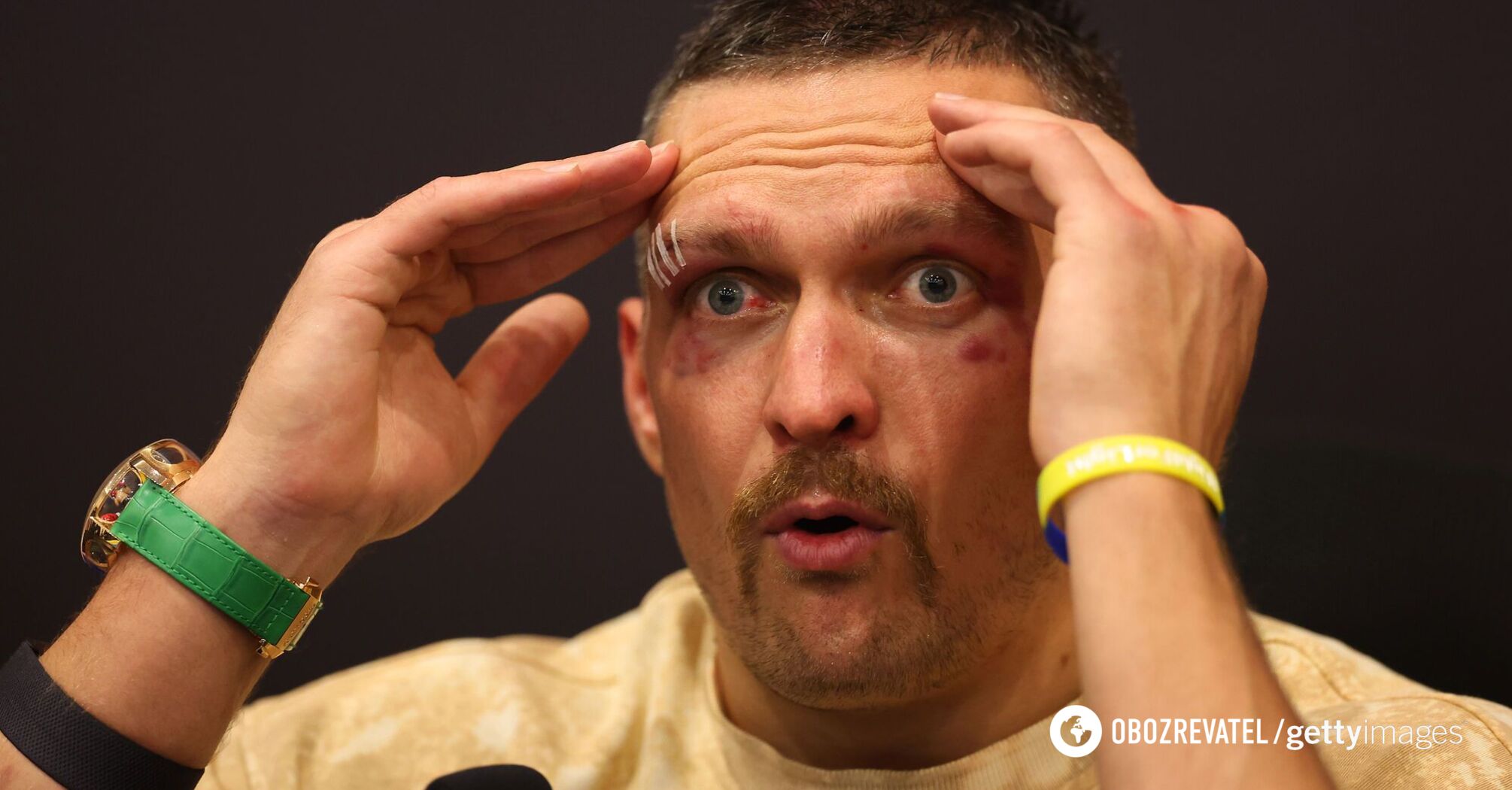 "He loses consciousness, they take him under their arms..." It became known what happened to Usyk