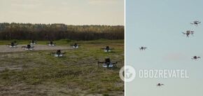"Pracujemy nad ilością, ale jakość musi być najważniejsza": Ukraina testuje roje dronów i amunicję kierowaną. Wideo