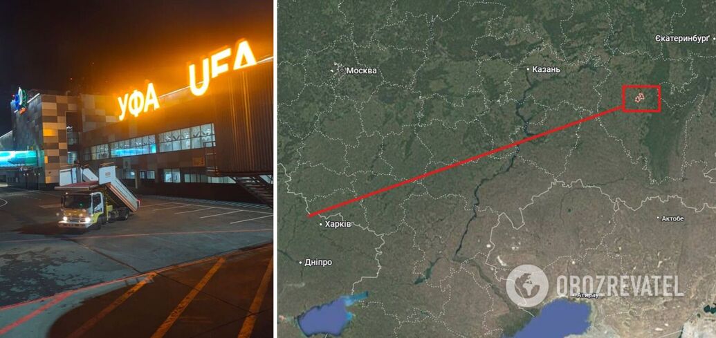 Ufa airport was closed in Russia: strikes and explosions reported in the city