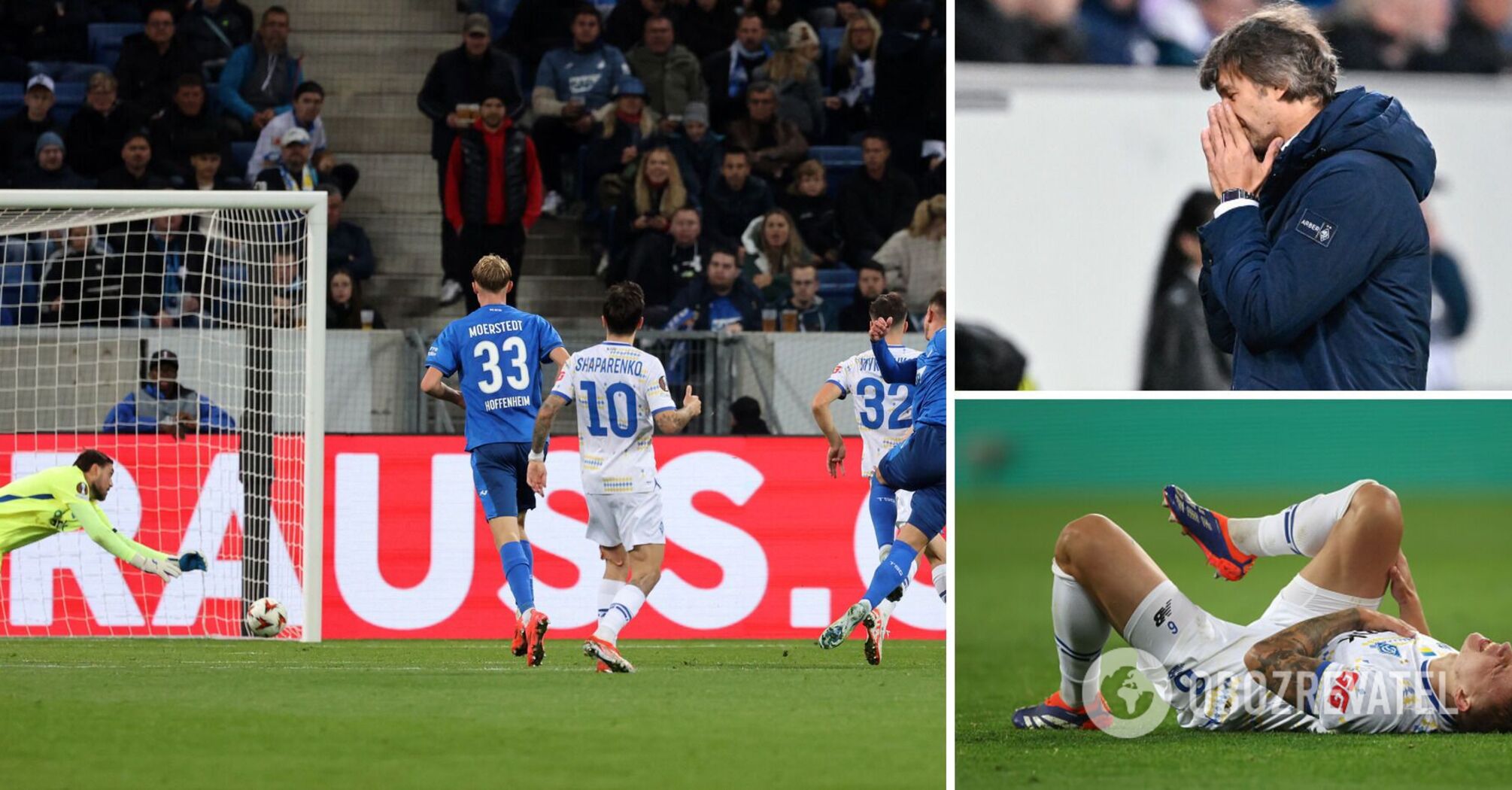 "Dynamo lost the second match in a row in the Europa League. Video.