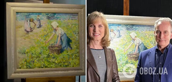 A painting bought at an auction in London turned out to be a lost masterpiece worth about 16 million hryvnias. Photo.