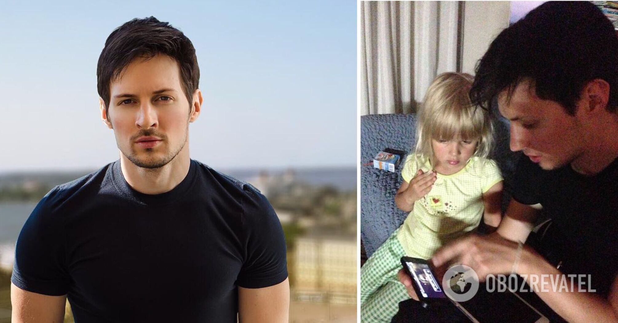 Pavel Durov shows his eldest daughter for the first time. Photo