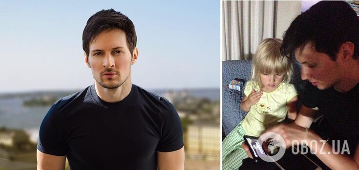 Pavel Durov shows his eldest daughter for the first time. Photo