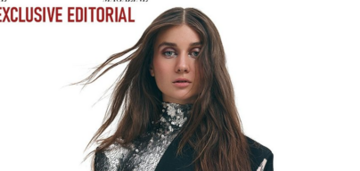 Jerry Heil starred on the cover of an Indian magazine in a disco look. Photo