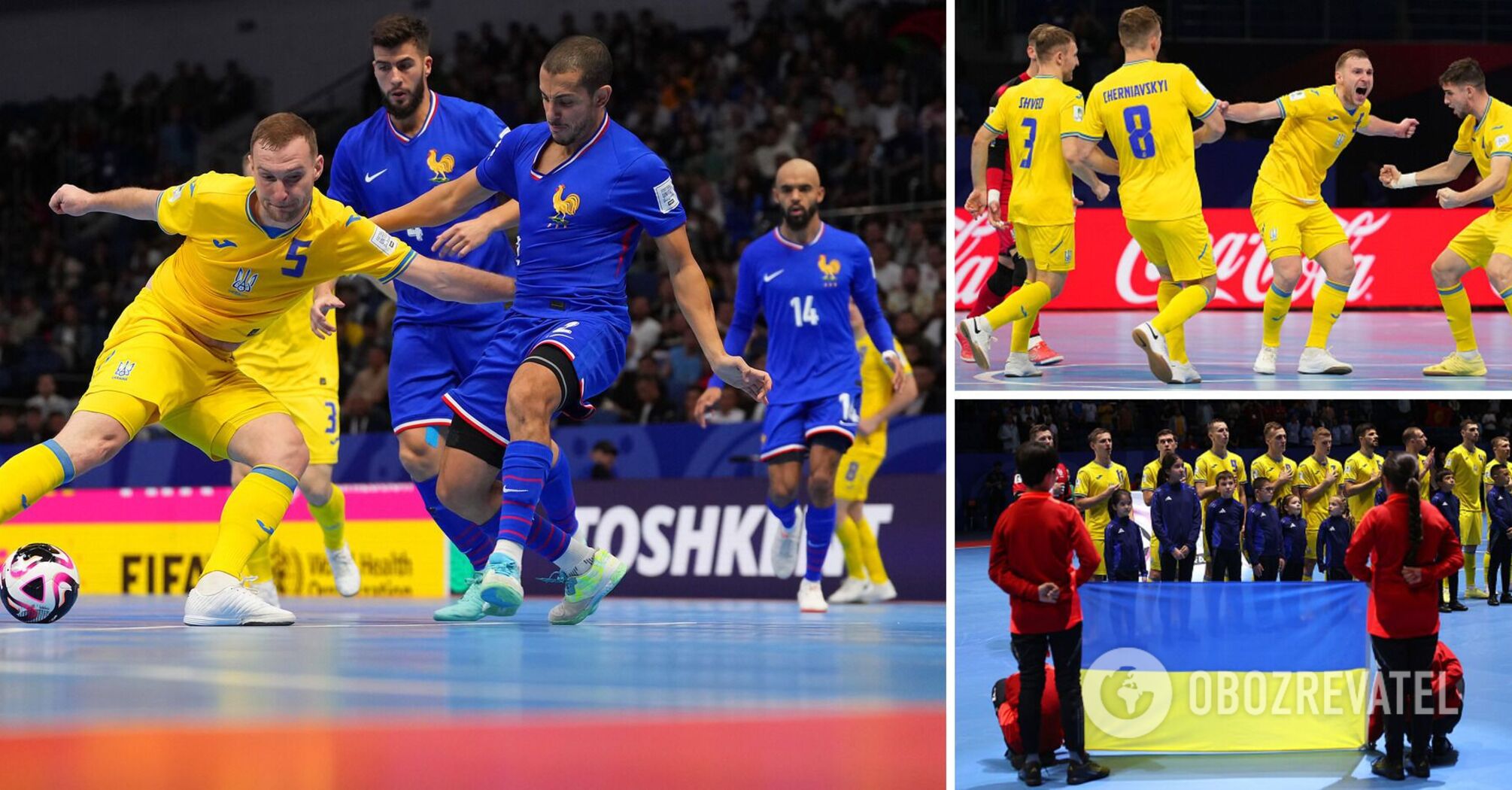 For the first time in history! Ukraine won a medal at the Futsal World Cup with a landslide, scoring 3 goals into an empty net. Video