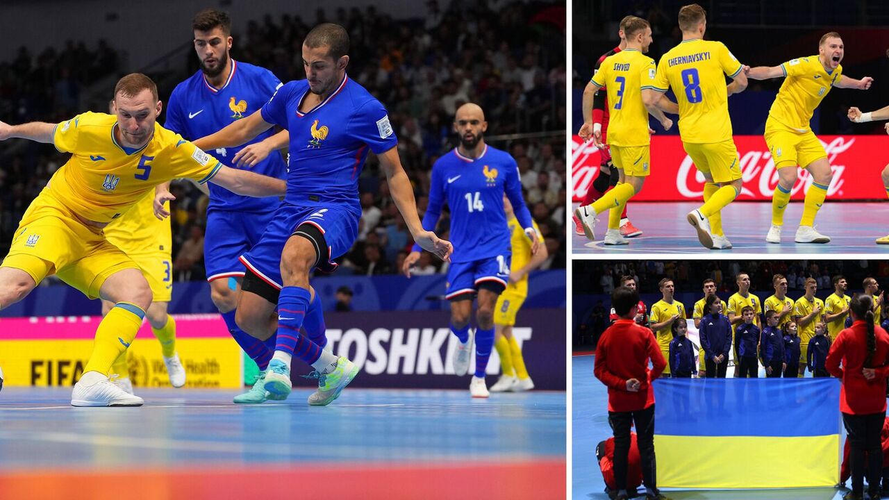 For the first time in history! Ukraine won a medal at the Futsal World Cup with a landslide, scoring 3 goals into an empty net. Video