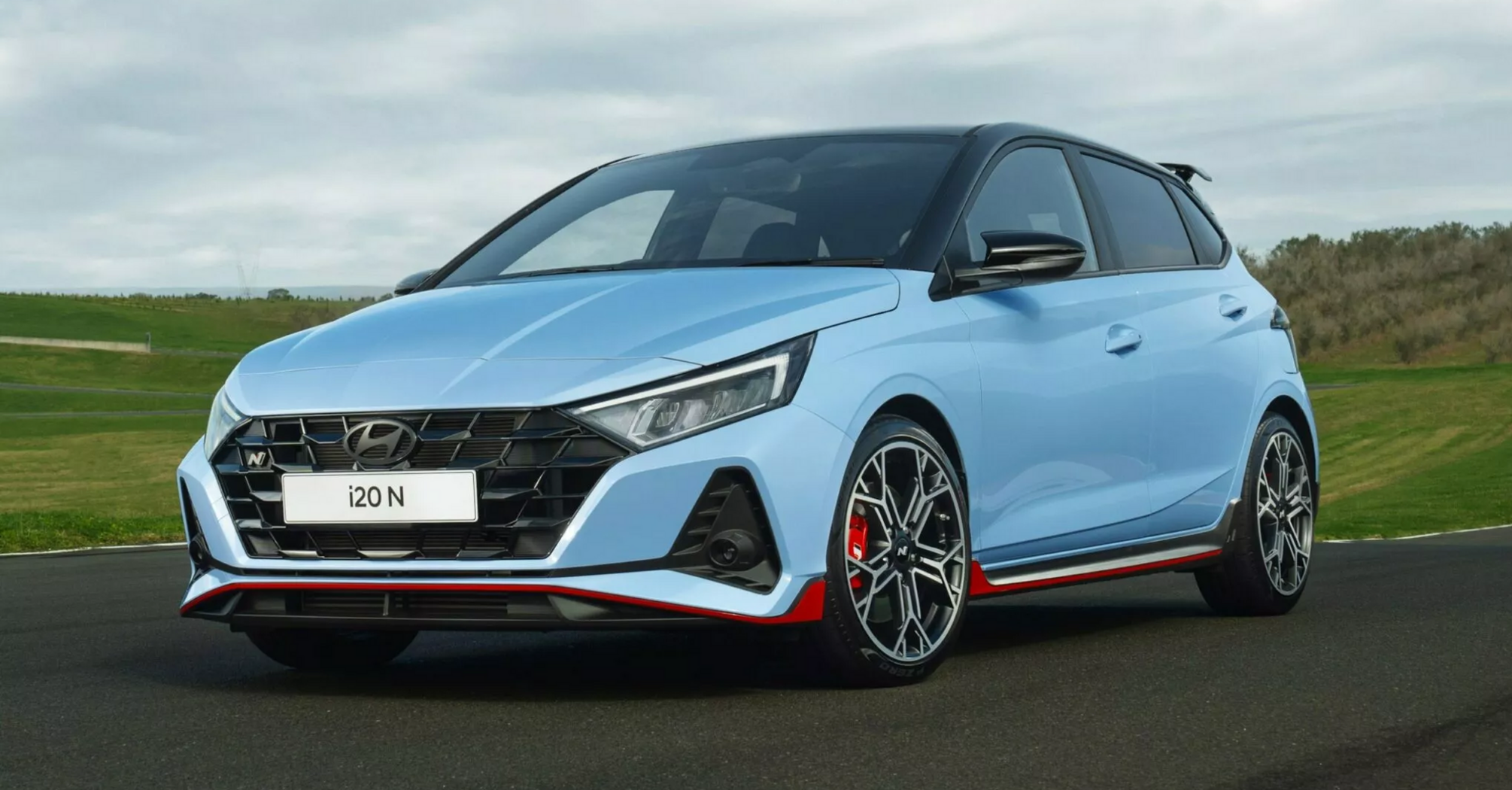 Direct competitor to the VW Polo GTI: what the new Hyundai i20 N hatchback looks like