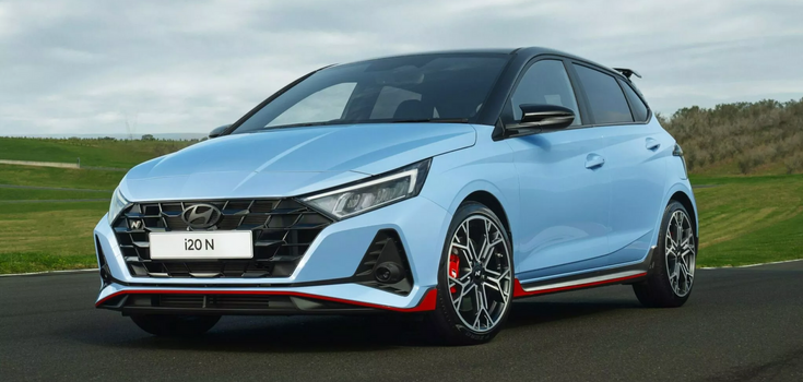 Direct competitor to the VW Polo GTI: what the new Hyundai i20 N hatchback looks like