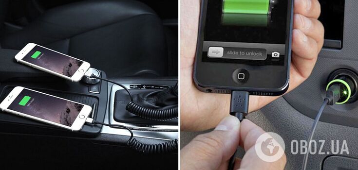 Why you should not charge your smartphone in the car: main reasons