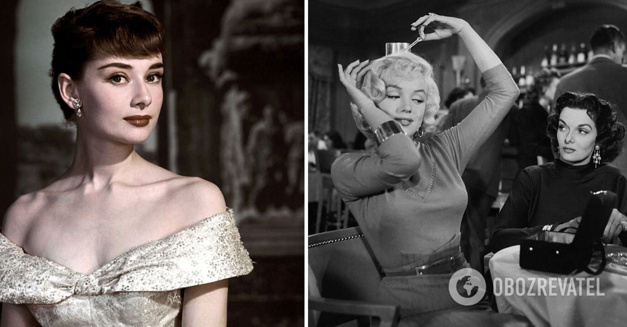 From Audrey Hepburn to Marilyn Monroe: what the most beautiful actresses of the XX century looked like. Photo