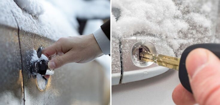 How to open frozen car doors: two quick hacks
