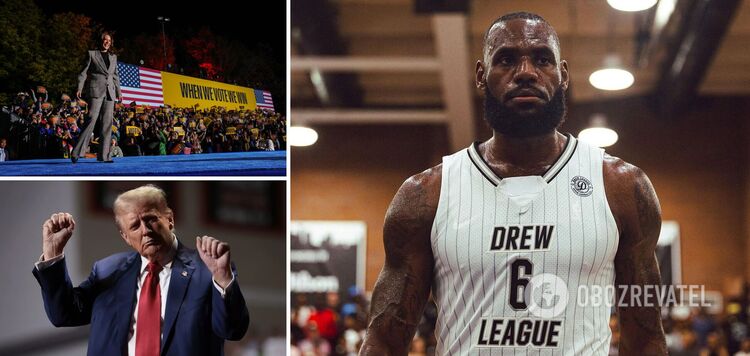 "O czym my w ogóle mówimy?" Legenda koszykówki LeBron James ujawnia, na kogo zagłosuje w wyborach prezydenckich w USA