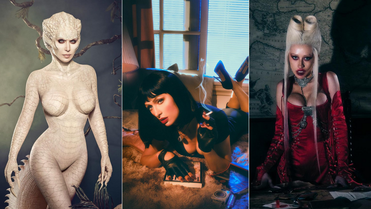 Przerażający realizm: najlepsze stylizacje światowych gwiazd na Halloween 2024. Zdjęcia