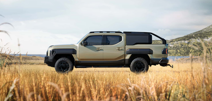 The design will surprise you: Kia Tasman 2025 pickup truck is presented