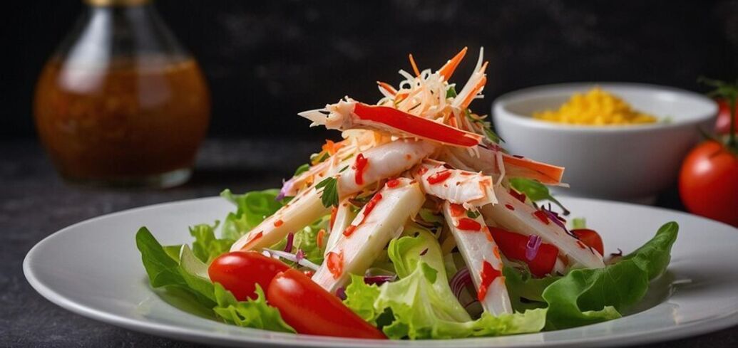 New Year's salad "Snow crab": a recipe for the most budgetary and delicious dish