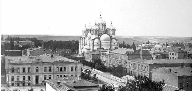 What St. Volodymyr's Cathedral looked like almost 150 years ago: a historical photo of Kyiv