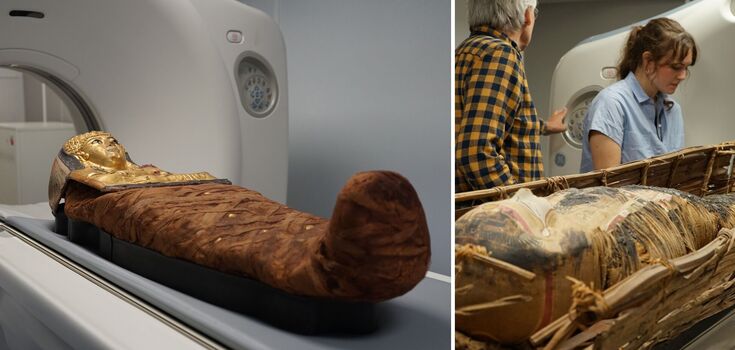 The mystery of decades. It became known how a 3000-year-old Egyptian mummy was placed in a coffin without a single hole