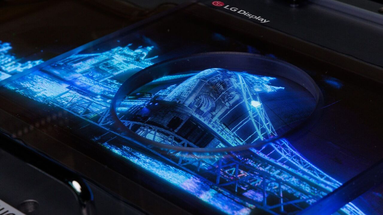 LG has introduced the world's first display that stretches by 50%