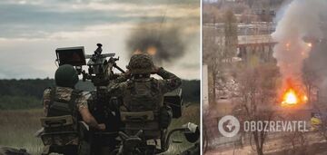 Spadł, zapalił się i zaczął eksplodować: Shahed został zestrzelony w pobliżu Kijowa podczas rosyjskiego ataku. Zdjęcia i wideo